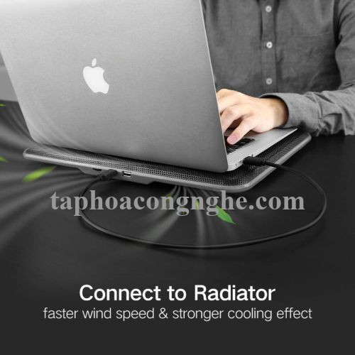 Ugreen 30136 3M màu Đen Cáp 2 đầu USB 2.0 vỏ nhựa PVC US102 30030136